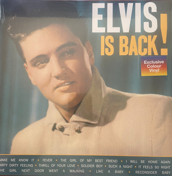 Elvis Presley : Elvis Is Back ! (LP, Album, RE, Blu)