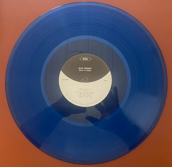 Elvis Presley : Elvis Is Back ! (LP, Album, RE, Blu)