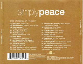 Various : Simply Peace (4 CDs Of Uplifting, Peaceful Music) (4xCD, Comp + Box, Comp)
