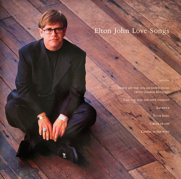 Elton John : Love Songs (2xLP, Comp, RE, RM, 180)