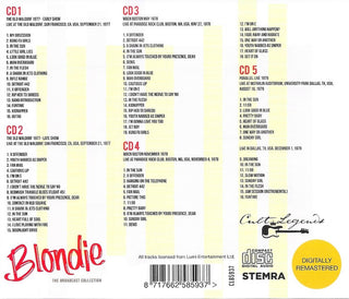 Blondie : The Broadcast Collection (Box, RM, Unofficial + 5xCD)