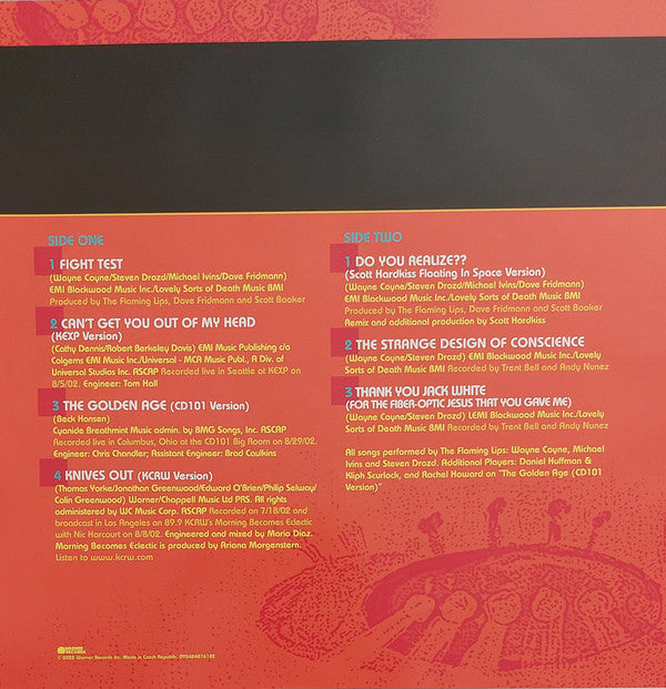 The Flaming Lips : Fight Test (12", EP, RE, Rub)