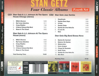 Stan Getz : Four Classic Albums (Fourth Set) (2xCD, Comp)