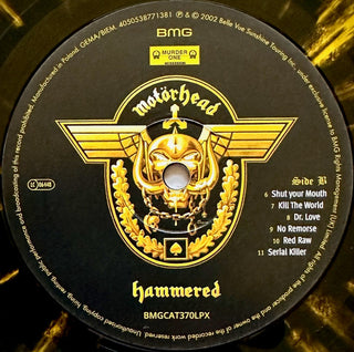 Motörhead : Hammered (LP, Album, Ltd, RE, Yel)