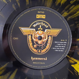 Motörhead : Hammered (LP, Album, Ltd, RE, Yel)