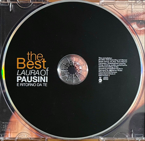 Laura Pausini : The Best Of Laura Pausini - E Ritorno Da Te (CD, Comp, Enh, Cin)