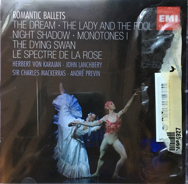 Herbert von Karajan, John Lanchbery, Sir Charles Mackerras, André Previn : Romantic Ballets - The Dream • The Lady And The Fool • Night Shadow • Monotones I • The Dying Swan • Le Spectre De La Rose (2xCD, Comp)