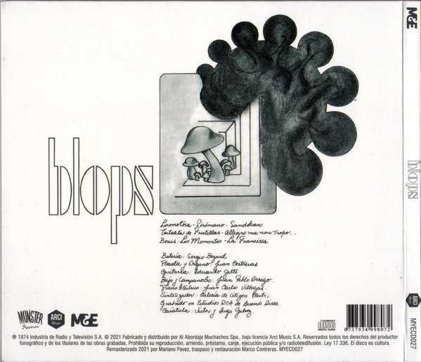 Blops : Blops (CD, Album, RE)