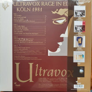 Ultravox : Rage In Eden (LP, Album, RE, RM + LP, Comp)