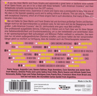 Various : Latin American Crooners The Best Boleros & Tangos (10xCD + Box, Comp)