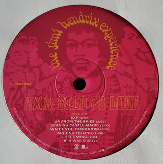 The Jimi Hendrix Experience : Axis: Bold As Love (LP, Album, RE, RM, QRP)