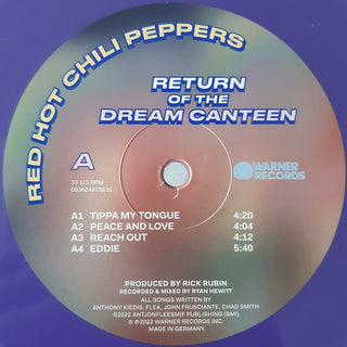 Red Hot Chili Peppers : Return Of The Dream Canteen (2xLP, Album, Ltd, Pur)