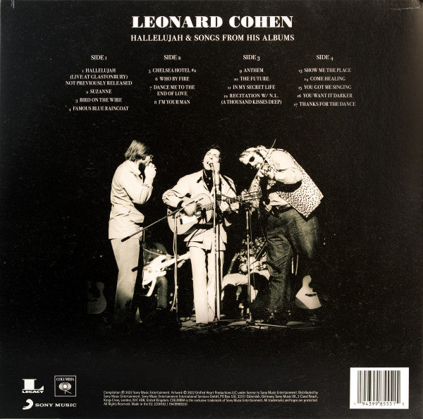 Leonard Cohen : Hallelujah & Songs From His Albums (2xLP, Comp)