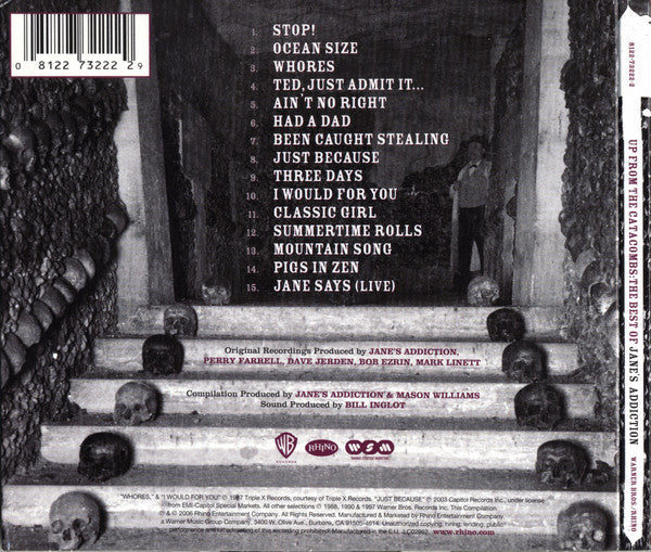 Jane's Addiction : Up From The Catacombs: The Best Of (CD, Comp, RM)
