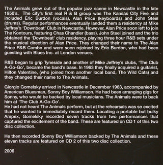 The Animals Feat. Sonny Boy Williamson (2) : Night Time Is The Right Time (CD, Album)