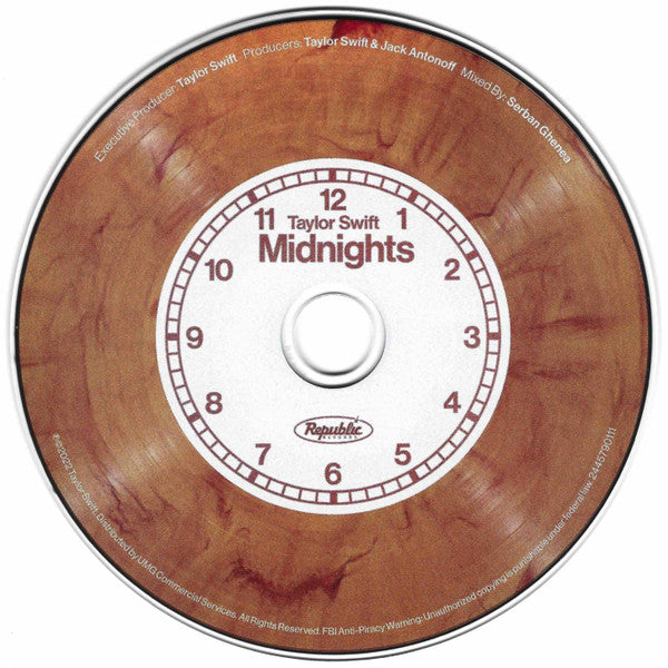 Taylor Swift : Midnights (CD, Album, S/Edition, Blo)