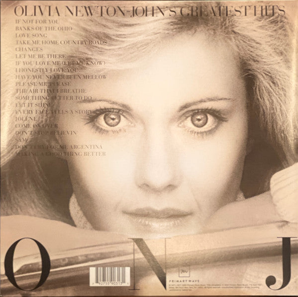 Olivia Newton-John : Olivia Newton-John's Greatest Hits (2xLP, Comp, Dlx, RE, RM, Gat)