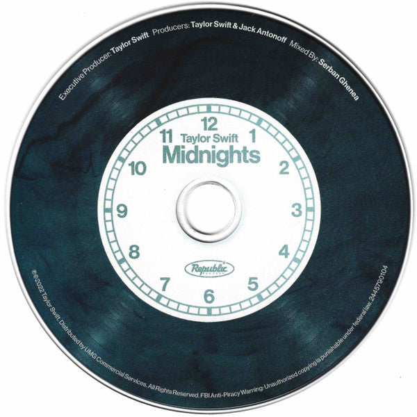 Taylor Swift : Midnights (CD, Album, S/Edition, Jad)