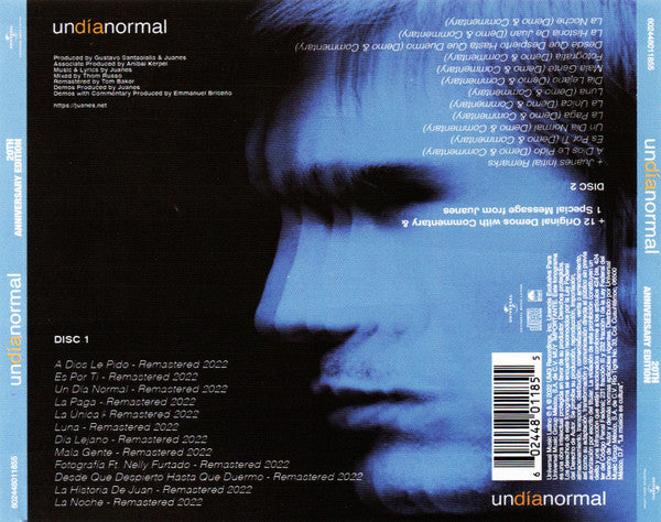 Juanes : Un Día Normal (20th Anniversary Edition) (CD, Album, RM + CD, RM)