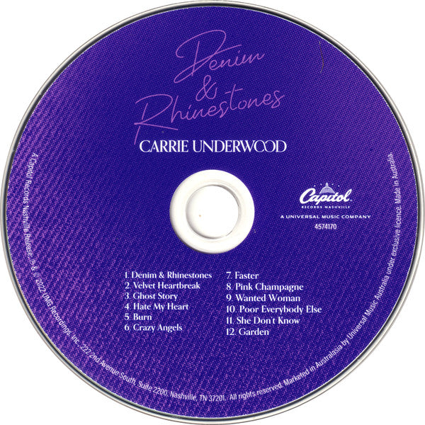 Carrie Underwood : Denim & Rhinestones (CD, Album)