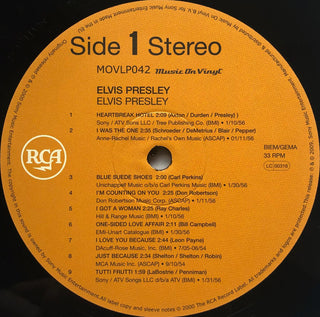 Elvis Presley : Elvis Presley (LP, Album, RE, 180)