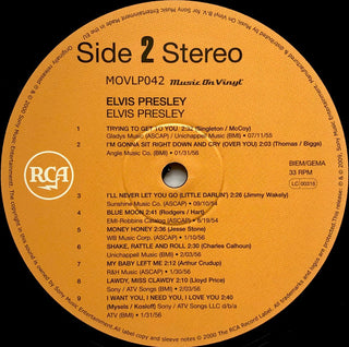Elvis Presley : Elvis Presley (LP, Album, RE, 180)