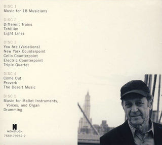Steve Reich : Phases (A Nonesuch Retrospective) (5xCD + Box, Comp, Sli)