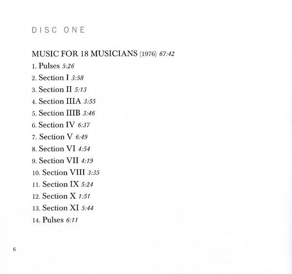 Steve Reich : Phases (A Nonesuch Retrospective) (5xCD + Box, Comp, Sli)