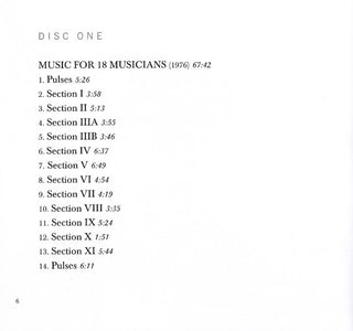 Steve Reich : Phases (A Nonesuch Retrospective) (5xCD + Box, Comp, Sli)