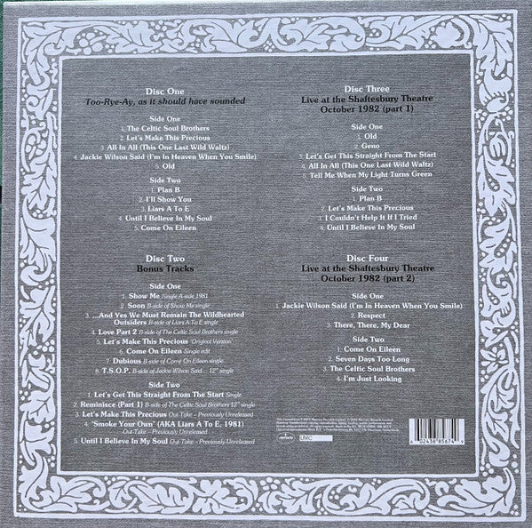 Kevin Rowland & Dexys Midnight Runners : Too-Rye-Ay (As It Should Have Sounded) (LP, Album, RE + LP, Comp + 2xLP + Box, Dlx, RM, 40)