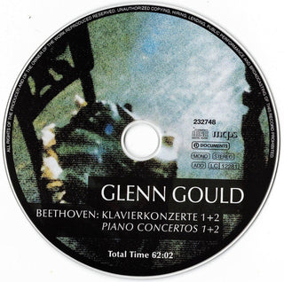Glenn Gould, Ludwig van Beethoven, Leonard Bernstein, Vladimir Golschmann : Klavierkonzerte 1+2 (Pianos Concertos 1+ 2) (3xCD, Comp, Mono)