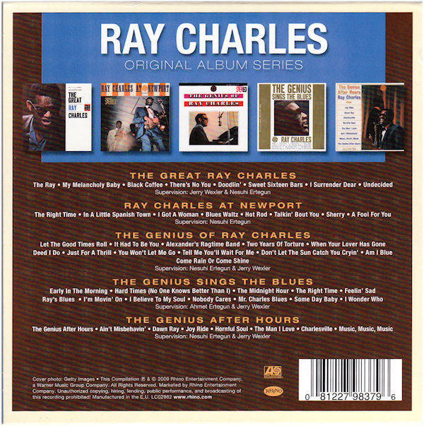 Ray Charles : Original Album Series (Box, Comp + CD, Album, RE + CD, Album, RE + CD, Al)