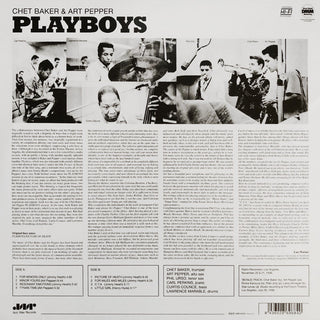 Chet Baker & Art Pepper : Playboys (LP, Album, Mono, Ltd, RE, RM, 180)