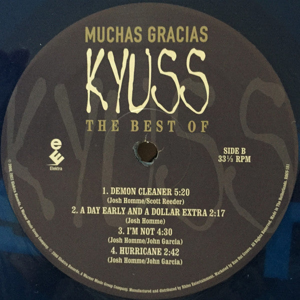 Kyuss : Muchas Gracias: The Best Of Kyuss (2xLP, Comp, Ltd, Num, RE, Blu)