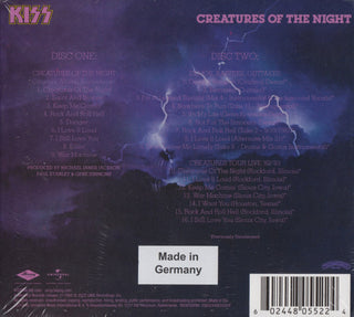 Kiss : Creatures Of The Night  (CD, Album, RE, RM + CD + Dlx, 40t)
