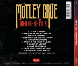 Mötley Crüe : Theatre Of Pain (CD, Album, RE, RM, Dig)