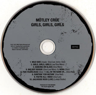 Mötley Crüe : Girls, Girls, Girls (CD, Album, RE, RM, Dig)