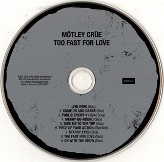 Mötley Crüe : Too Fast For Love (CD, Album, RE, RM, Dig)