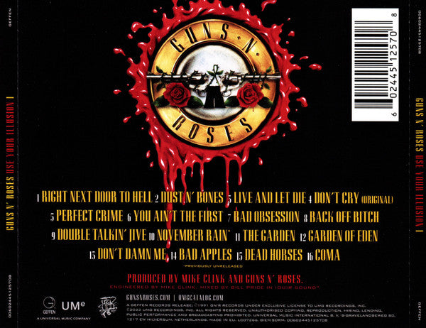 Guns N' Roses : Use Your Illusion I (CD, Album, RE, RM)