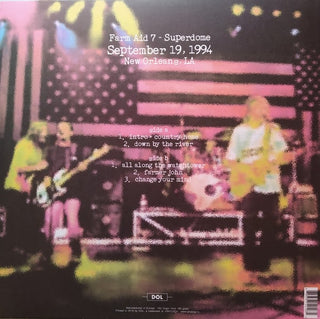 Neil Young & Crazy Horse : Live At Farm Aid 7 In New Orleans 1994 (LP, Album, Unofficial, Yel)