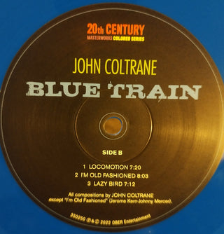 John Coltrane : Blue Train (LP, Album, Ltd, RE, Blu)