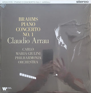 Brahms* / Claudio Arrau, Carlo Maria Giulini, Philharmonia Orchestra : Piano Concerto No. 1 (LP, Album, RE, RM, 180)