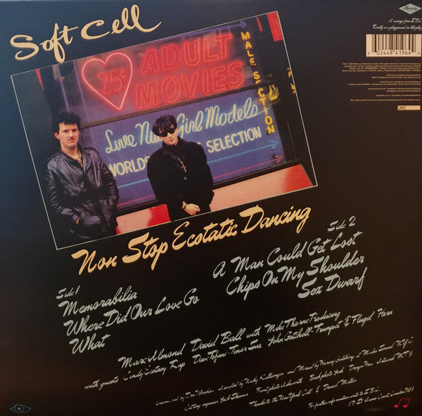 Soft Cell : Non Stop Ecstatic Dancing (LP, Album, RE, Blu)