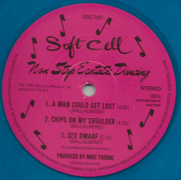 Soft Cell : Non Stop Ecstatic Dancing (LP, Album, RE, Blu)