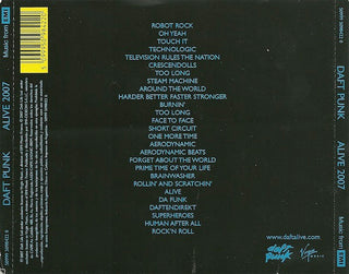 Daft Punk : Alive 2007 (CD, Album)