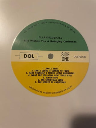 Ella Fitzgerald : Ella Wishes You A Swinging Christmas (LP, RE, HQ )
