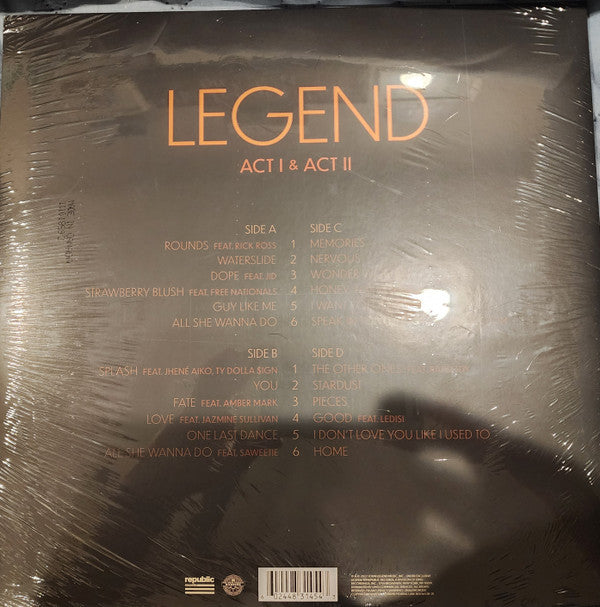 John Legend : Legend (2xLP, Album, Ltd, Tra)