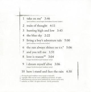 a-ha : Hunting High And Low (CD, Album, RE, RM, RP)