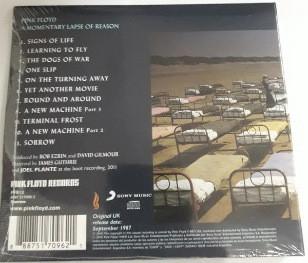 Pink Floyd : A Momentary Lapse Of Reason (CD, Album, RE, RM, Gat)