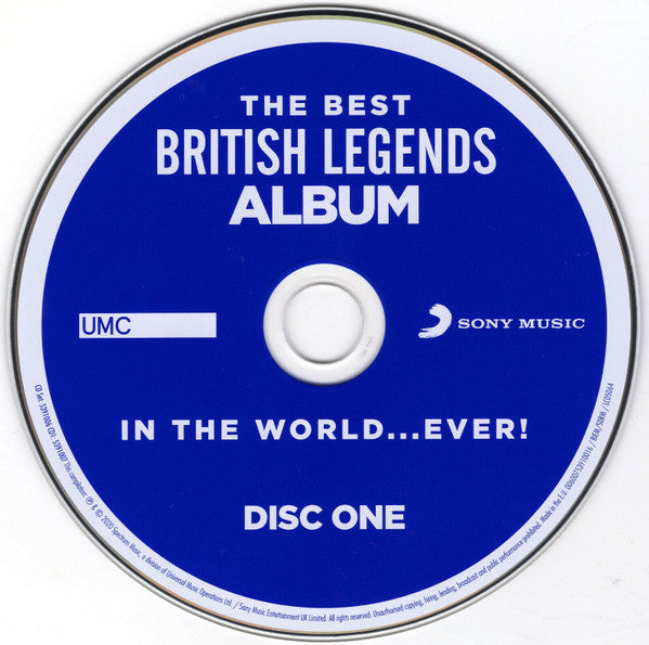 Various : The Best British Legends Album in the World... Ever! (3xCD, Comp, Dig)